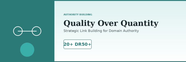 Link Building Case Study: How I Earned 20+ DR50+ Backlinks 2 banner link building